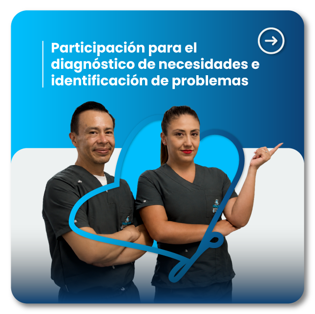 Diagnóstico de Problemas: Participa en la identificación de necesidades institucionales
