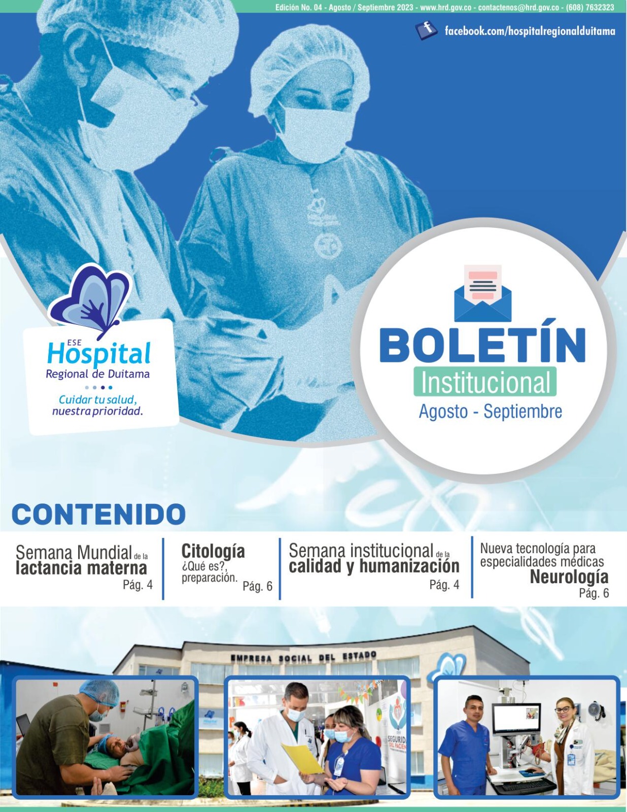 BOLETÍN INSTITUCIONAL AGOSTO- SEPTIEMBRE 2023